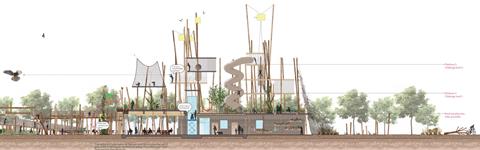 Entry C: One of the five competition entries for the Olympic Park Legacy's North Park vision.