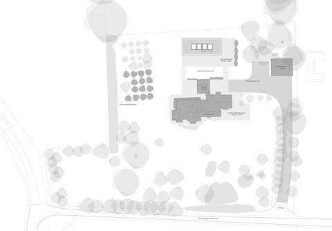 Studio Octopi pool house Gerrards Cross_235 PL10_rA_Proposed Site Plan