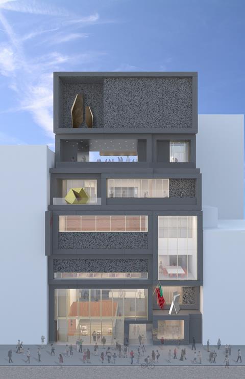 Adjaye Associates' Studio Museum, Harlem - facade view from 125th Street