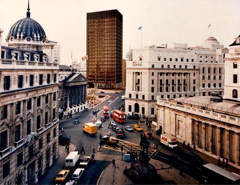 Mies van der Rohe-designed tower block for Mansion House Square - donated by Lord Palumbo to RIBA Collections