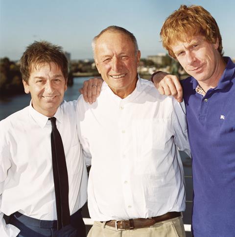 Graham Stirk, Richard Rogers and Ivan Harbour
