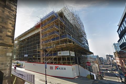 Google image of Mackintosh under reconstruction