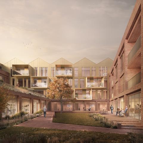 Ayre Chamberlain Gaunt's proposals for retirement housing in Barholomew Street, Newbury