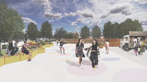 Arup's proposals for new temporary public space in Winchester