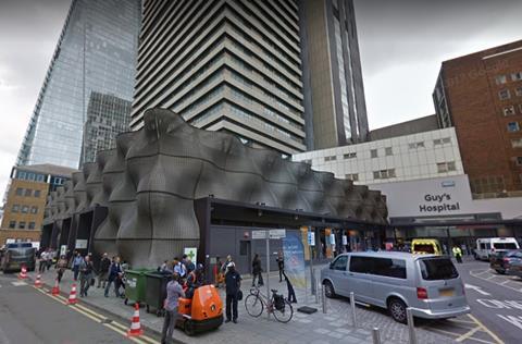 Heatherwick's Boiler Suit facade around the boiler house at Guy's Hospital