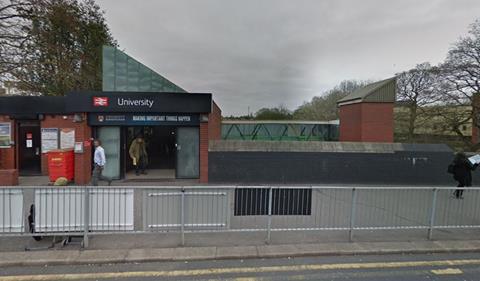 Birmingham's current University Station