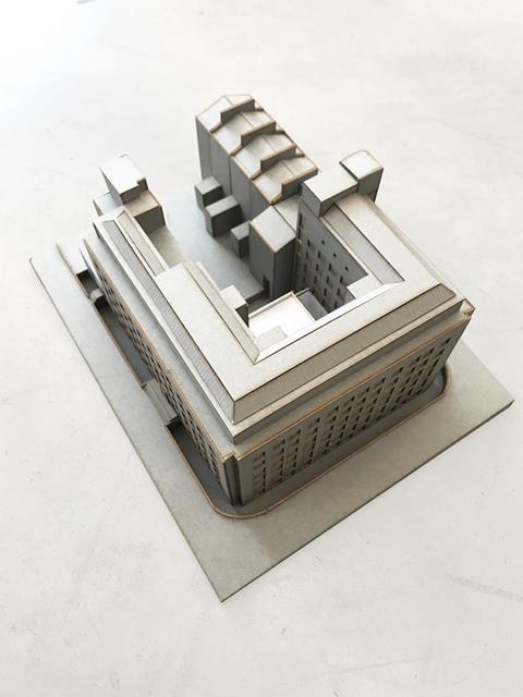 Massing Model - Warburg Institute - Haworth Tompkins