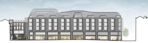 Grafton Street elevation of the Foster & Partners proposals