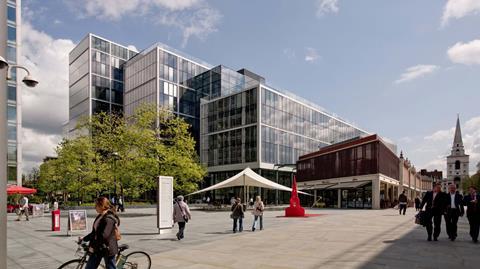 Foster & Partners' Bishops Square redevelopment of the western part of Spitalfields Market