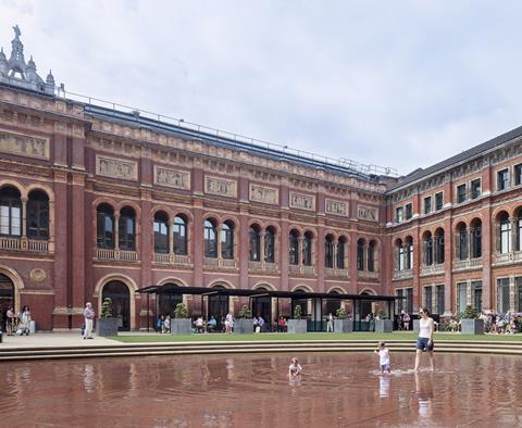 V&A Garden Cafe by Reed Watts Architects