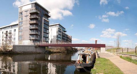 Fish Island cycle and pedestrian bridge