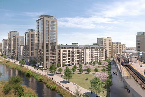 Lifschutz Davidson Sandilands concept masterplan for Thamesmead Waterfront