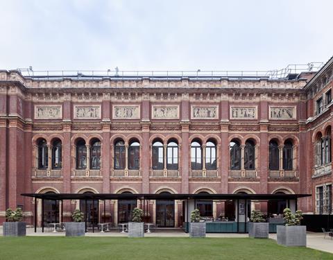 V&A Garden Cafe by Reed Watts Architects