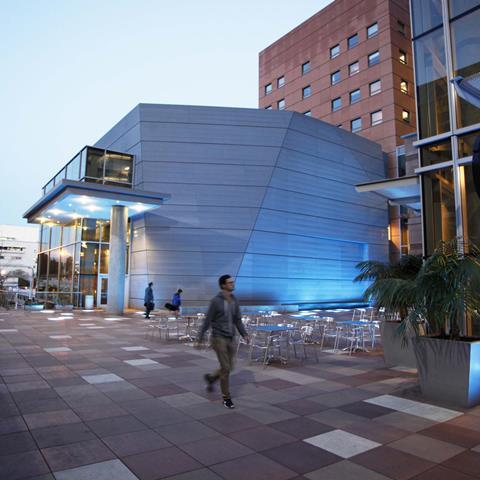 Colburn School's existing campus in the Bunker Hill area of downtown Los Angeles