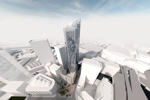 OMI's One Heritage Tower proposals, earmarked for Greengate in Salford