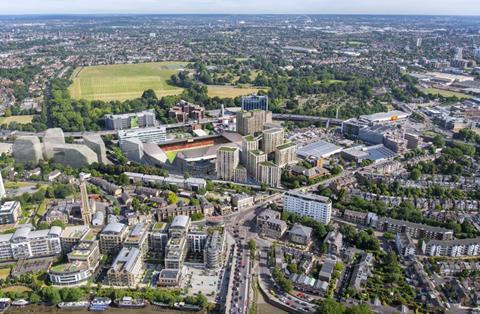 Brentford FC Community Stadium latest_cgi_daytime_-_august_2018_0