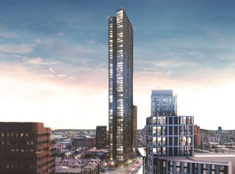 Glancy Nicholls - 100 Broad Street - Birmingham tower - CGI