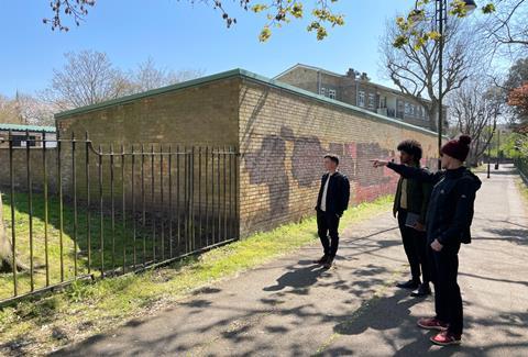 The Daykin Marshall project team on-site at the Lordship Lane Estate