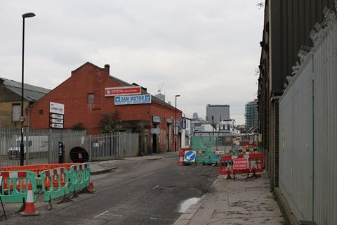 Part of the Purley Way masterplan area. Central Croydon is in the distance.