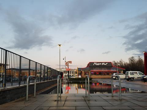 Pizza Hut at the Colonnades Retail Park at Purley Way