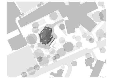 Acland Burghley Site Plan © Reed Watts Architects