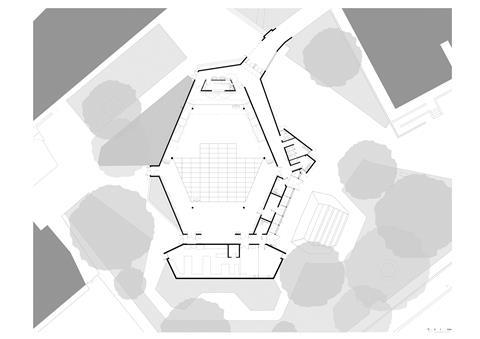 Acland Burghley Plan © Reed Watts Architects