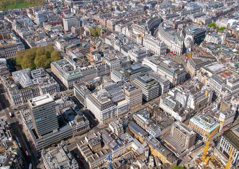 Overview of Make Architects' St James's Market phase-two proposals for the Crown Estate