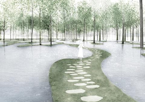 Junya Ishigami's Art Biotop Water Garden in Tochigi, Japan