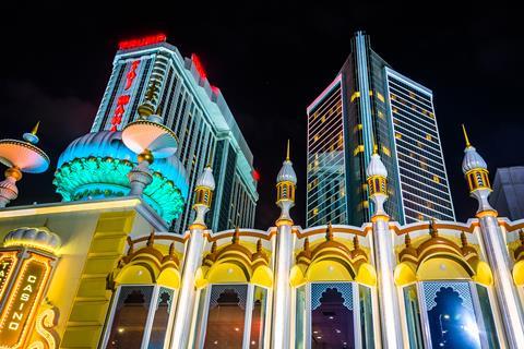 shutterstock_Trump Taj Mahal casino in Atlantic City