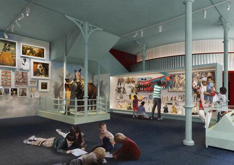 View across the Adventure display in the Imagine Gallery at Young V&A