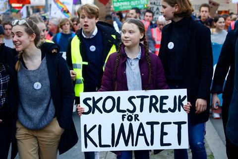 Greta Thunberg climate strike school strike protest Shutterstock