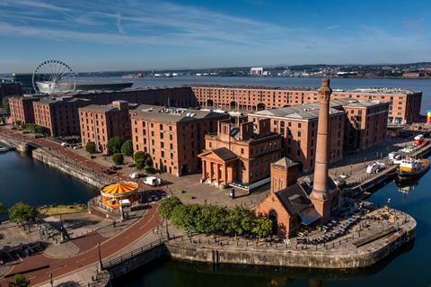 Dr Martin Luther King Jr building and the Hartley Pavilion in Royal Albert Dock Liverpool CREDIT Ant Clausen 02