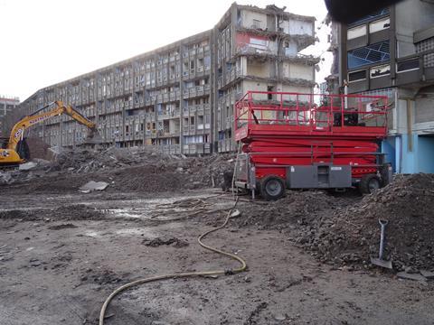 Demolition of Robin Hood Gardens gets under way