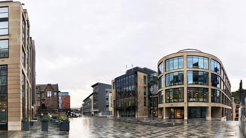 New Waverley Square in Edinburgh by Allan Murray Architects