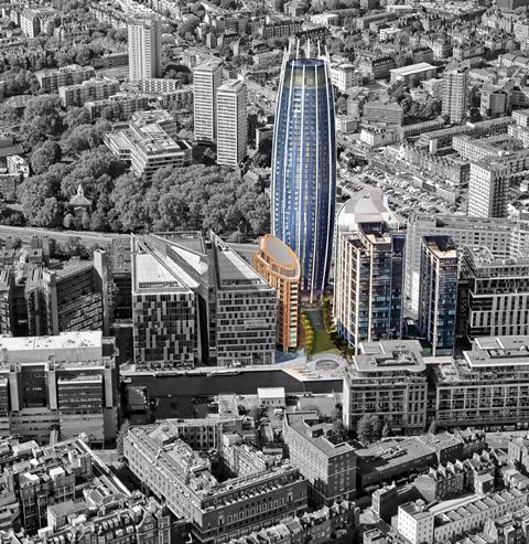 The Paddington Cucumber and its sister block as originally approved