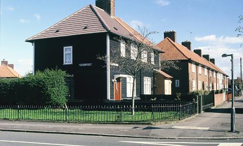 Photo-LCC-Becontree-timber-clad block-cpd by Mark Swenarton