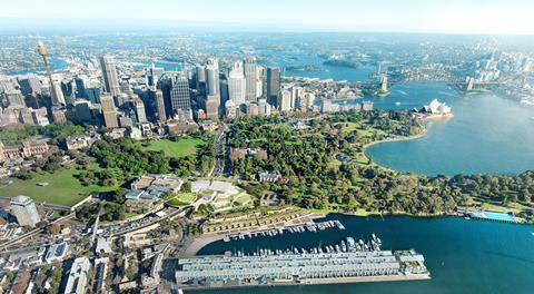 AGNSW_SMP_Aerial_Art Gallery of New South Wales Sydney Modern Project by Sanaa