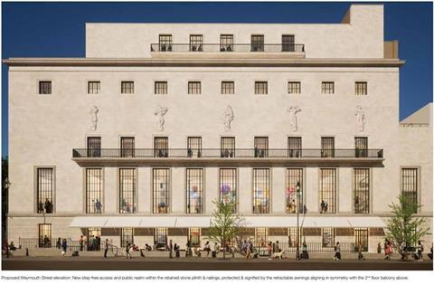 Porland Place Benedetti Architects