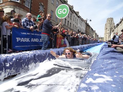Bristol Park and Slide on Park Street by Luke Jerram