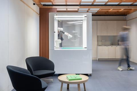 Manchester Met robotics lab robot ©Ella Wheatley