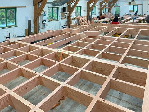 Manchester Met robotics roof structure