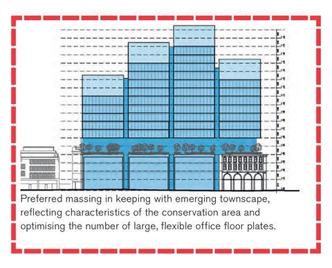 101 Whitechapel High Street - Foster and Partners proposal for South Street-design evolution