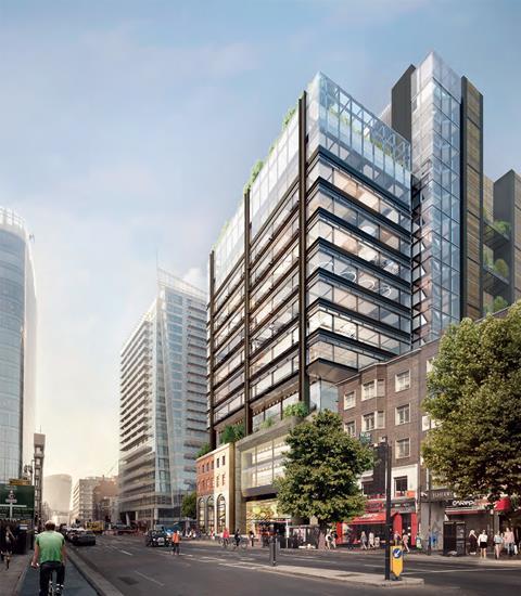 101 Whitechapel High Street - Foster and Partners proposal for South Street