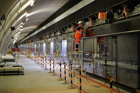 Bond Street station in August 2020