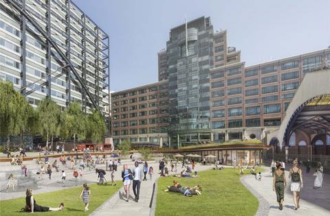 DSDHA's design for Exchange Square - Central Space