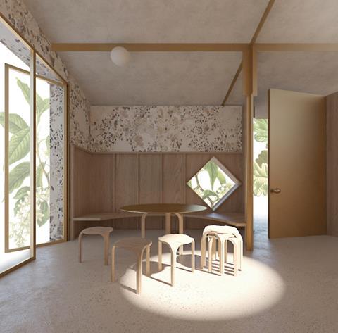 Mary Duggan Architects' competition-winning proposals for a new pavilion building for the Garden Museum in south London