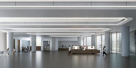 Chipperfield's Dunard Centre - ground floor foyer