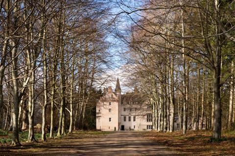 Brodie Castle in Morayshire