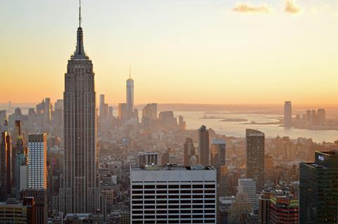 The Manhattan skyline in 2014