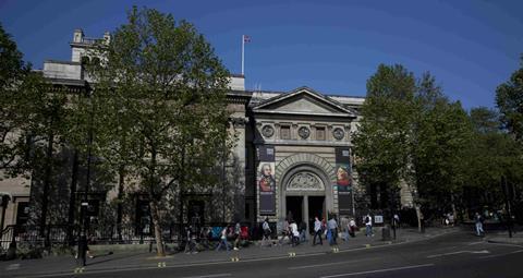 The National Portrait Gallery main entrance